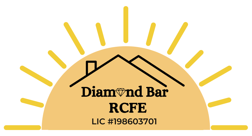 Logo for Diamond Bar RCFE featuring elegant diamond design.